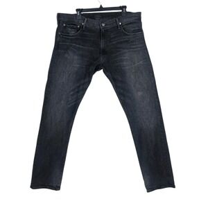 Polo Ralph Lauren Sullivan Slim Jeans Mens 38x32 Black Faded Denim Stretch
